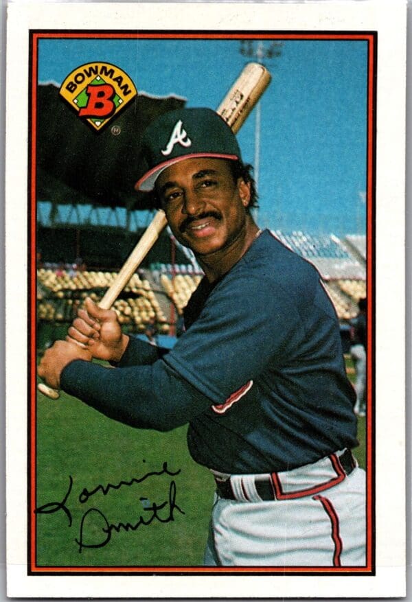 _10 1989 Bowman Atlanta Braves #278 Lonnie Smith