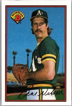1989 Bowman Oakland Athletics #185 Gene Nelson