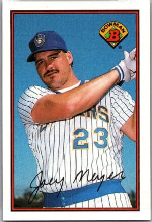 1989 Bowman Milwaukee Brewers #138 Joey Meyer