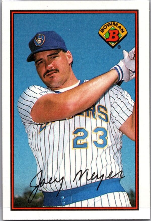 _10 1989 Bowman Milwaukee Brewers #138 Joey Meyer