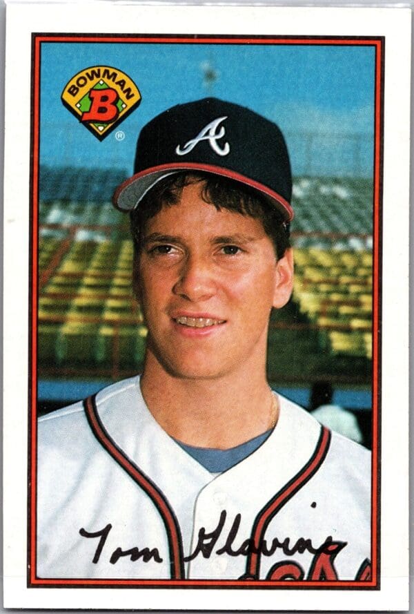 1989 Bowman Atlanta Braves #267 Tom Glavine