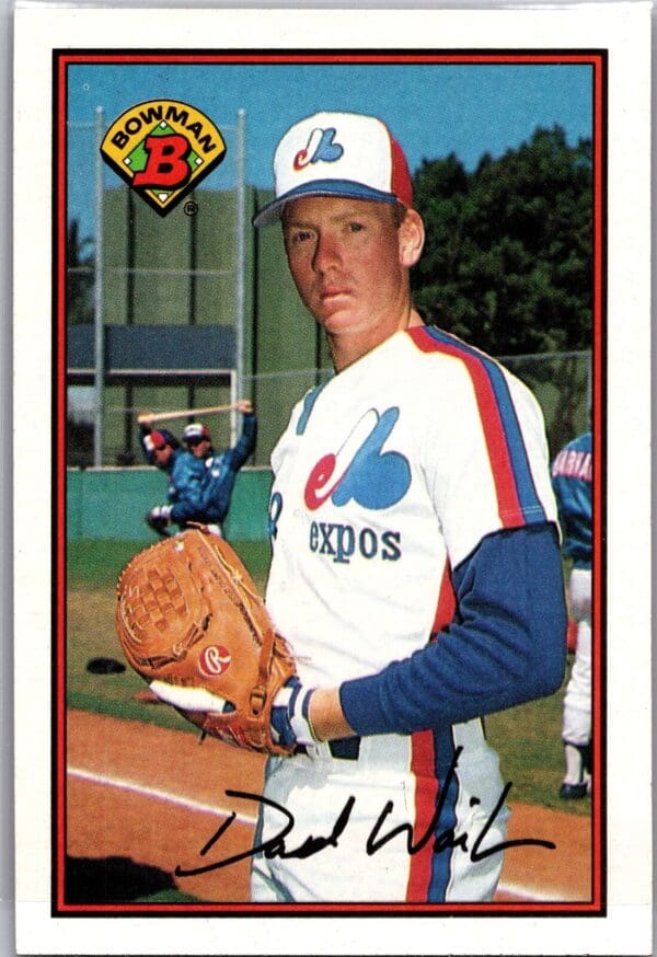 1989 Bowman Montreal Expos #358 Dave Wainhouse RC Rookie