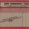 1989 Bowman Montreal Expos #358 Dave Wainhouse RC Rookie