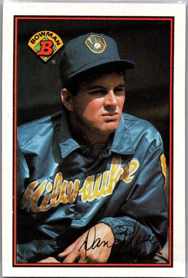 1989 Bowman Milwaukee Brewers #133 Dan Plesac
