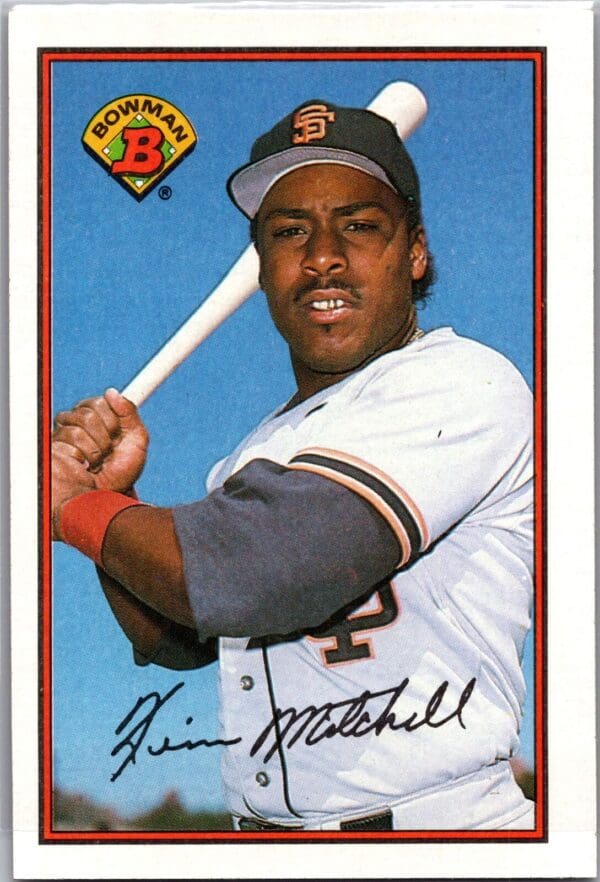 _10 1989 Bowman San Francisco Giants #474 Kevin Mitchell
