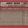 1989 Bowman Boston Red Sox #30 Jody Reed