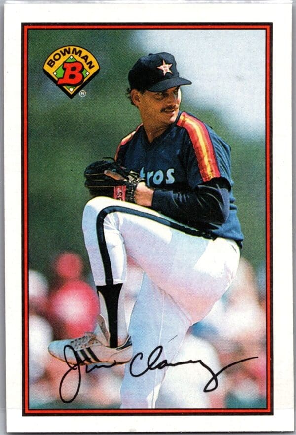 _10 1989 Bowman Houston Astros #324 Jim Clancy