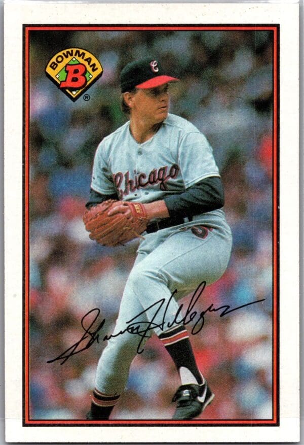 _10 1989 Bowman Chicago White Sox #58 Shawn Hillegas