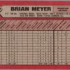 1989 Bowman Houston Astros #319 Brian Meyer