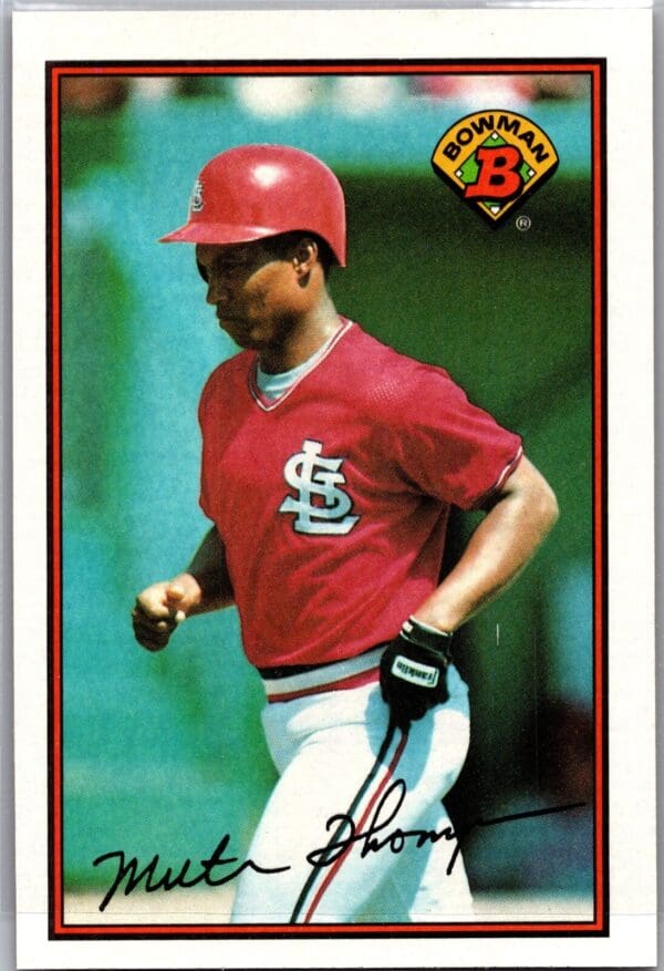 _10 1989 Bowman St. Louis Cardinals #441 Milt Thompson