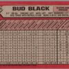 1989 Bowman Cleveland Indians #82 Bud Black