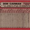 1989 Bowman Philadelphia Phillies #392 Don Carman