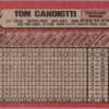 1989 Bowman Cleveland Indians #80 Tom Candiotti