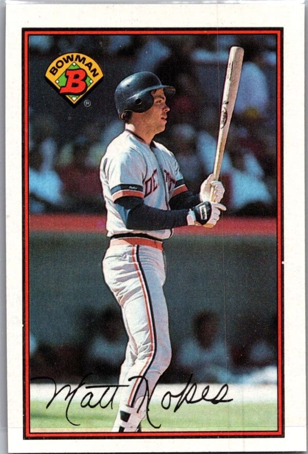 1989 Bowman Detroit Tigers #101 Matt Nokes