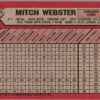 1989 Bowman Chicago Cubs #296 Mitch Webster