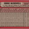 1989 Bowman Cleveland Indians #90 Oddibe McDowell