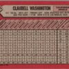 1989 Bowman California Angels #52 Claudell Washington