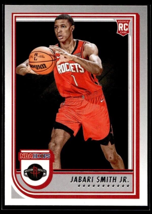2022 NBA Hoops Houston Rockets #233 Jabari Smith Jr. RC Rookie
