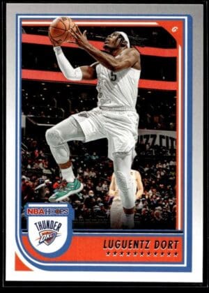 _10 2022 NBA Hoops Oklahoma City Thunder #202 Luguentz Dort