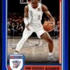 2022 NBA Hoops Oklahoma City Thunder #201 Shai Gilgeous-Alexander Blue
