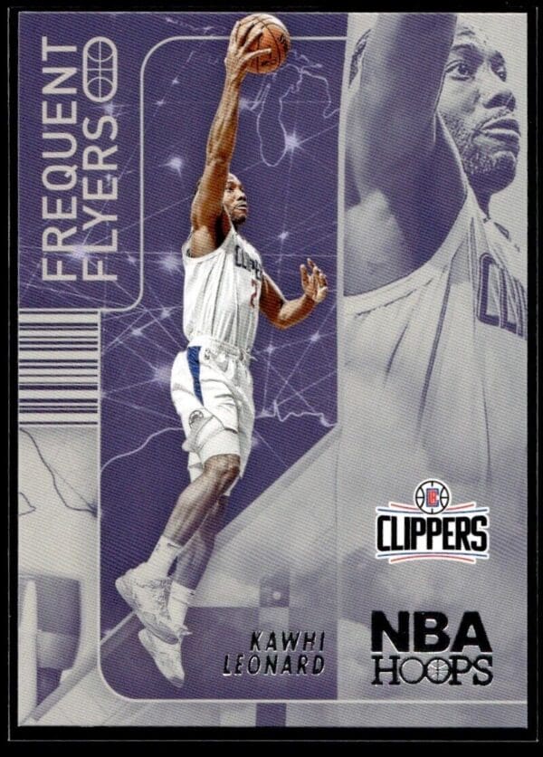 2021 NBA Hoops Frequent Flyers Los Angeles Clippers #12 Kawhi Leonard