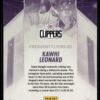 2021 NBA Hoops Frequent Flyers Los Angeles Clippers #12 Kawhi Leonard