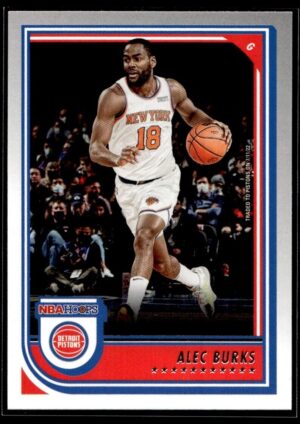 _10 2022 NBA Hoops Detroit Pistons #26 Alec Burks