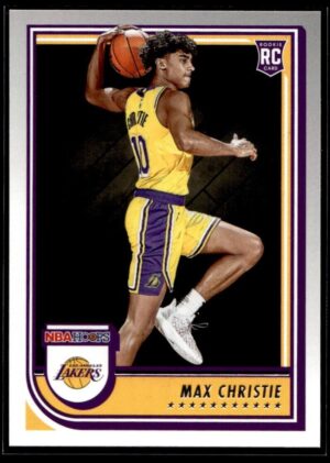 2022 NBA Hoops Los Angeles Lakers #262 Max Christie RC Rookie