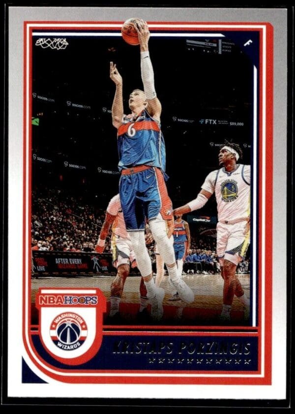2022 NBA Hoops Washington Wizards #115 Kristaps Porzingis