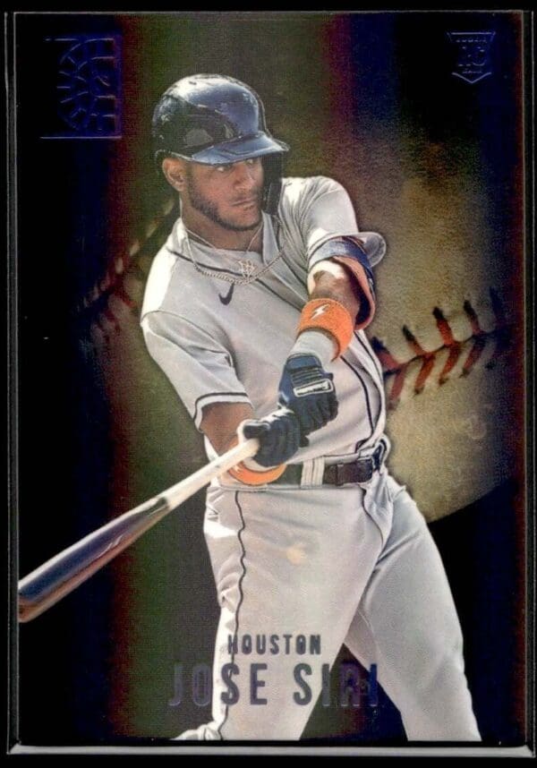 2022 Panini Capstone Houston Astros #40 Jose Siri RC Rookie Blue Foil