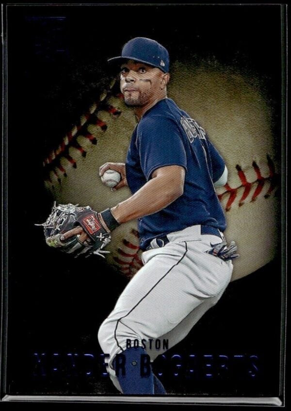 2022 Panini Capstone Boston Red Sox #156 Xander Bogaerts Blue Foil