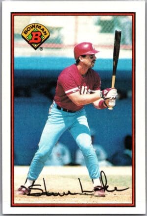 1989 Bowman Philadelphia Phillies #399 Steve Lake