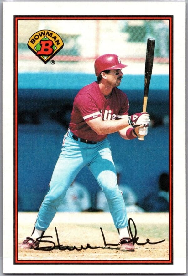 1989 Bowman Philadelphia Phillies #399 Steve Lake