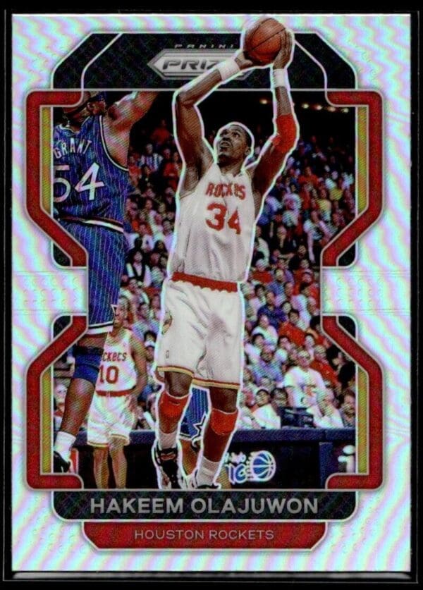 _10 2021-22 Panini Prizm Hakeem Olajuwon Houston Rockets #265