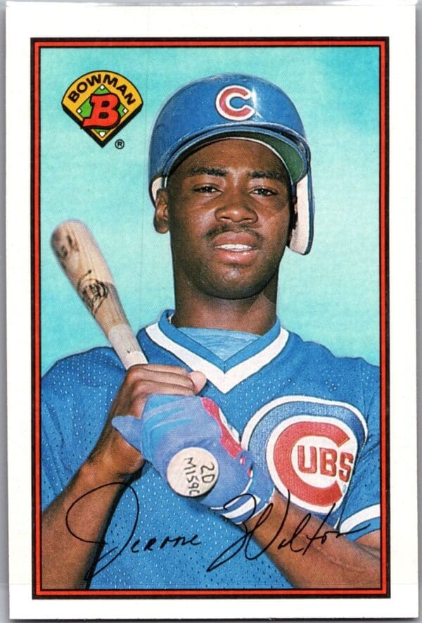 1989 Bowman Chicago Cubs #295 Jerome Walton RC Rookie
