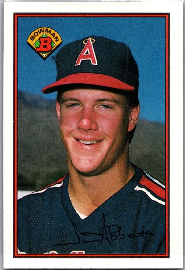 _10 1989 Bowman California Angels #39 Jim Abbott