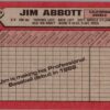 1989 Bowman California Angels #39 Jim Abbott
