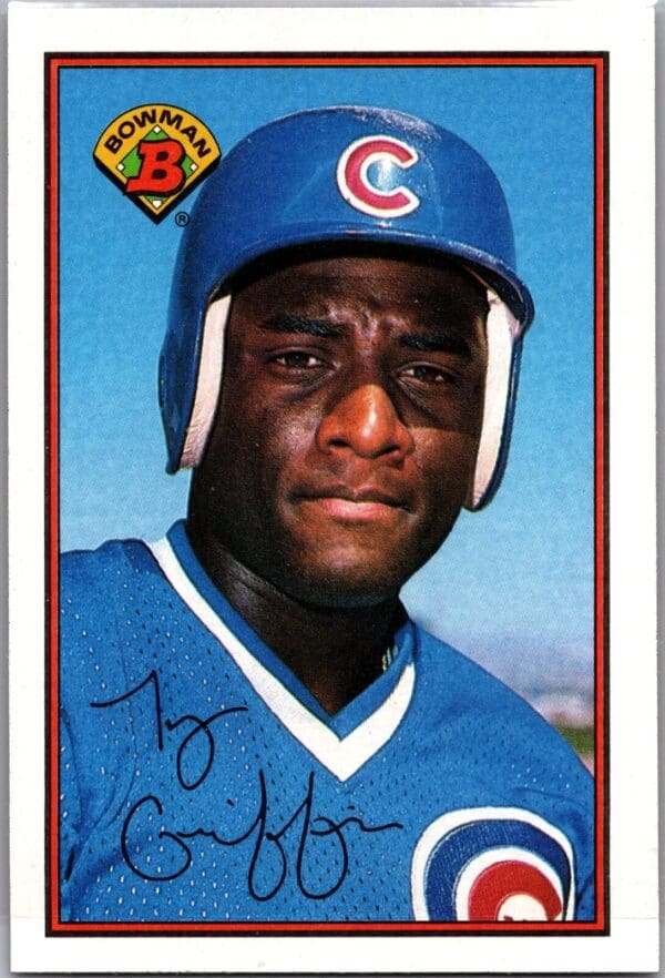 _10 1989 Bowman Chicago Cubs #289 Ty Griffin RC Rookie