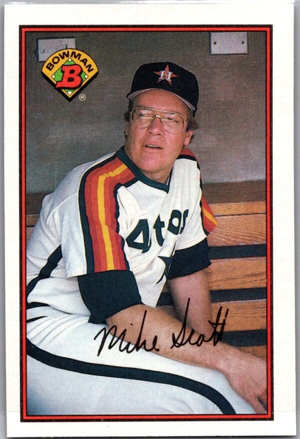 _10 1989 Bowman Houston Astros #322 Mike Scott