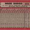 1989 Bowman Boston Red Sox #32 Wade Boggs