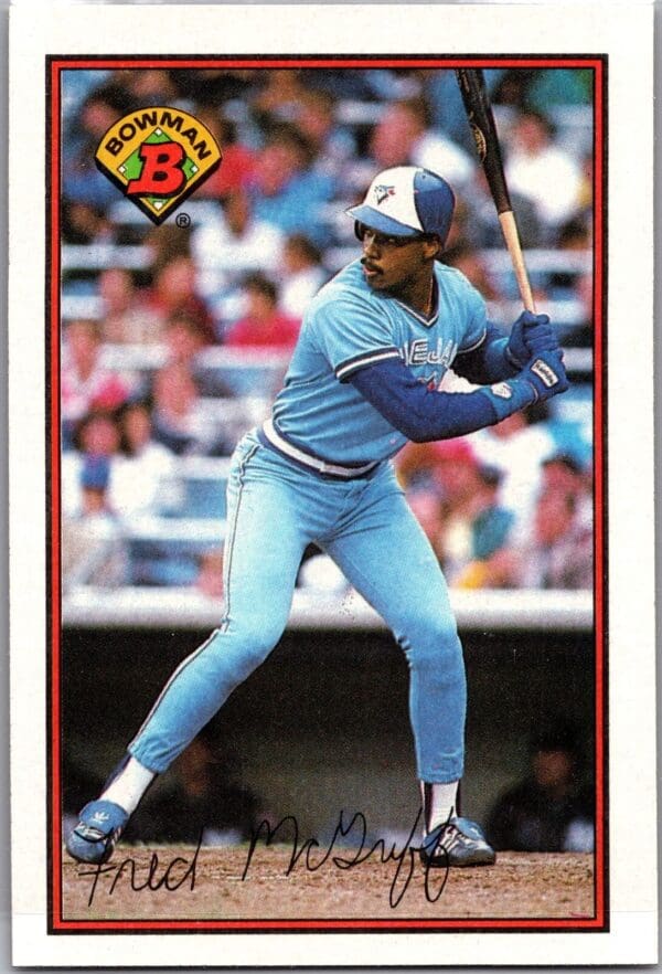 1989 Bowman Toronto Blue Jays #253 Fred McGriff