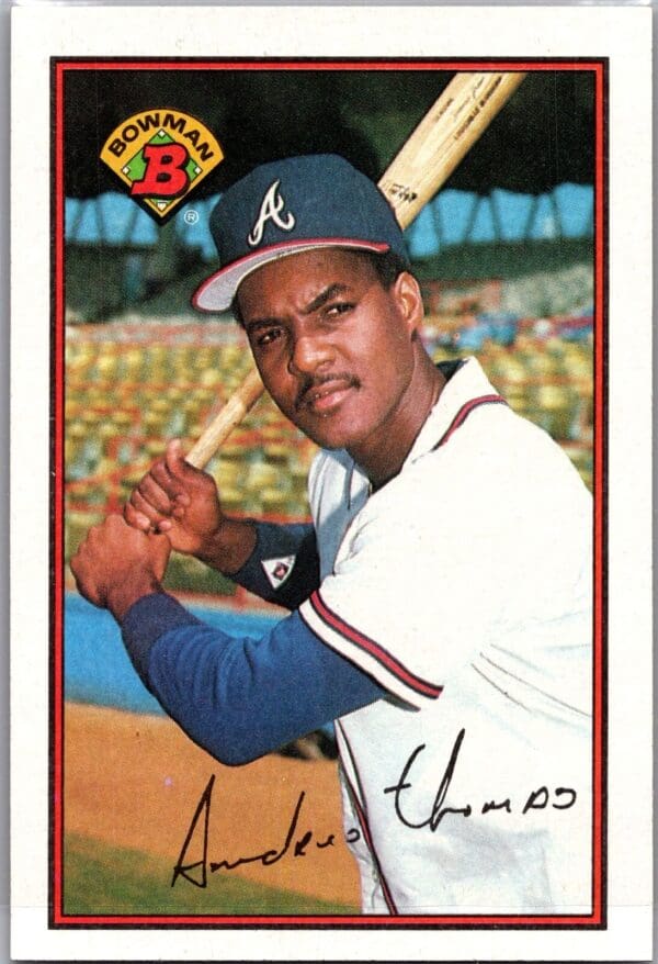 _10 1989 Bowman Atlanta Braves #272 Andres Thomas