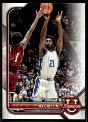2022-23 Topps Bowman University Aj Griffin #95