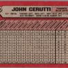 1989 Bowman Toronto Blue Jays #247 John Cerutti