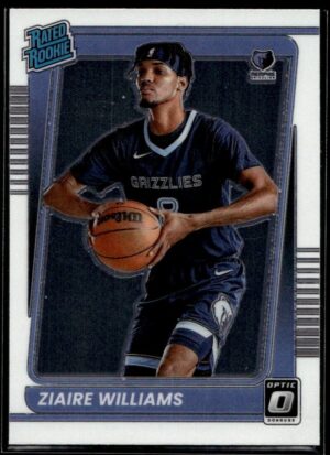 _10 2021-22 Donruss Optic Ziaire Williams Rookie Memphis Grizzlies #198