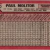 1989 Bowman Milwaukee Brewers #140 Paul Molitor