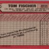 1989 Bowman Boston Red Sox #20 Tom Fischer