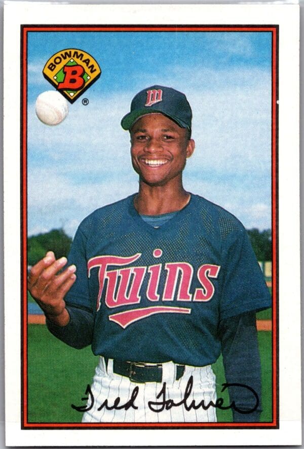 1989 Bowman Minnesota Twins #147 Fred Toliver