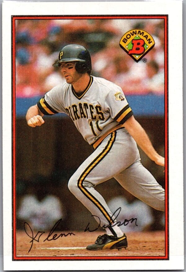 1989 Bowman Pittsburgh Pirates #423 Glenn Wilson