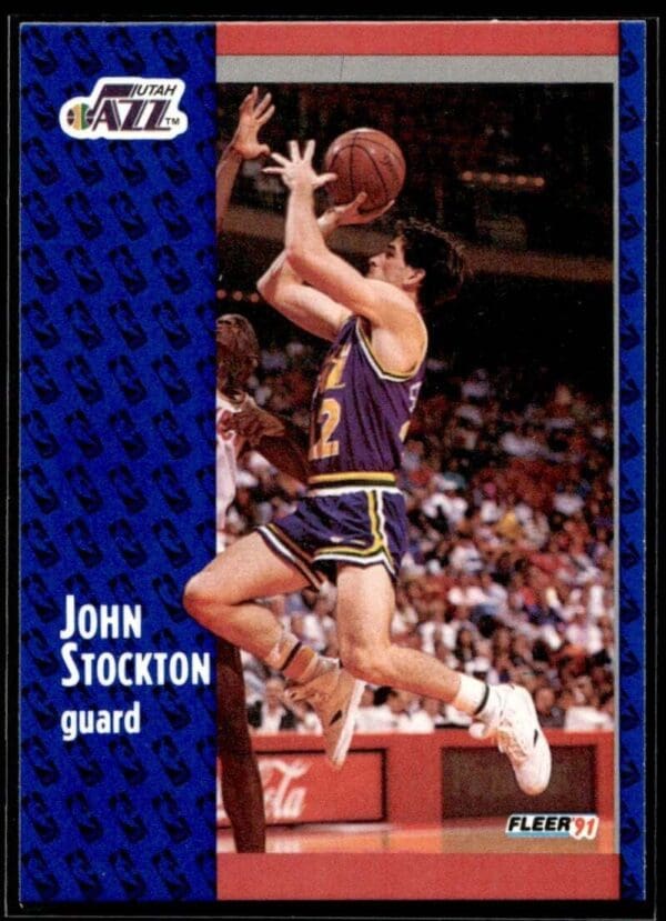 1991 Fleer Utah Jazz #203 John Stockton